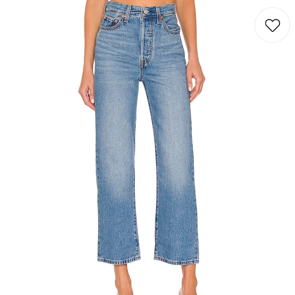 Levi’s ribcage straight leg jeans, size W25 / L27